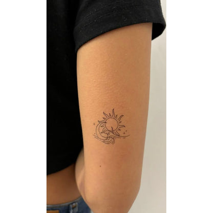 Sunflower Temporary Tattoo