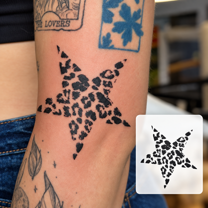 Ornamental Shoulder Temporary Tattoo