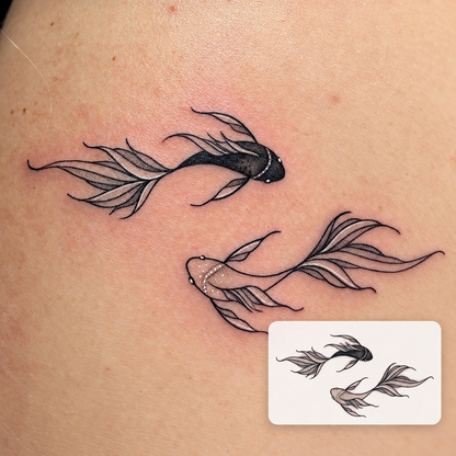 Flying Birds Temporary Tattoo