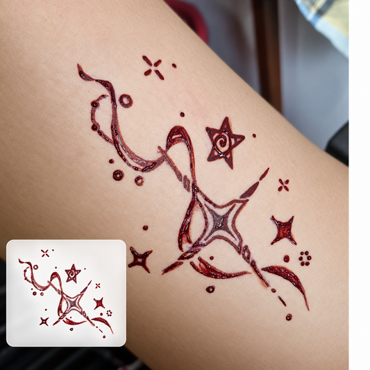 Forearm Script Temporary Tattoo