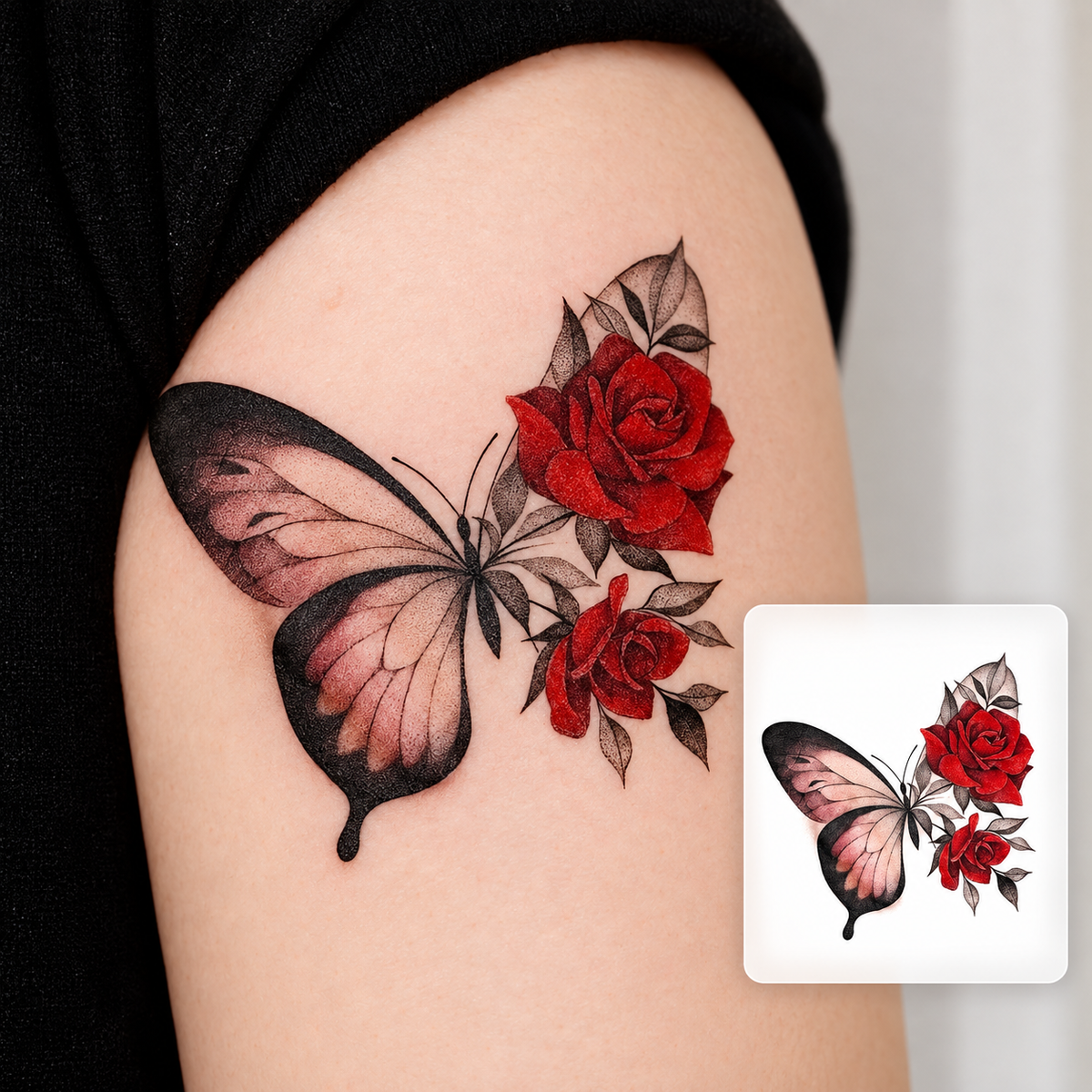 Finger Tattoo Set Temporary Tattoo
