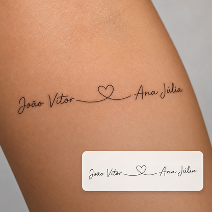 Name Script Tattoo Design