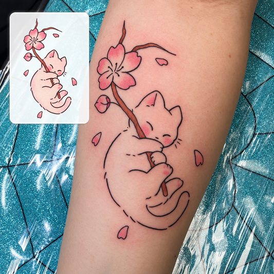 Hand Branch Temporary Tattoo