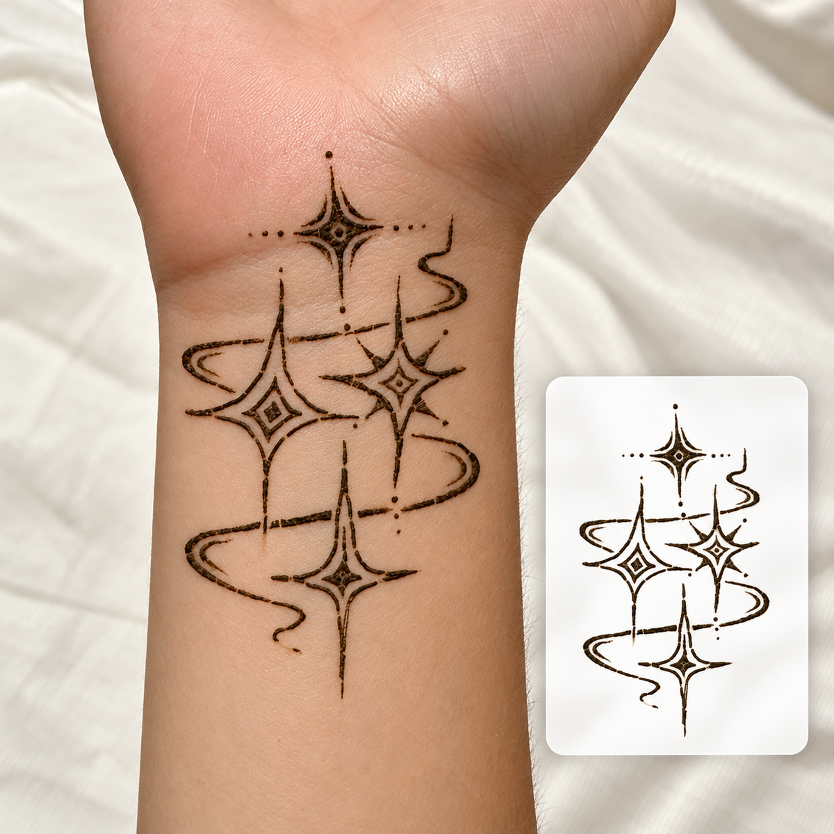 Dragon Hand Tattoo Temporary Tattoo
