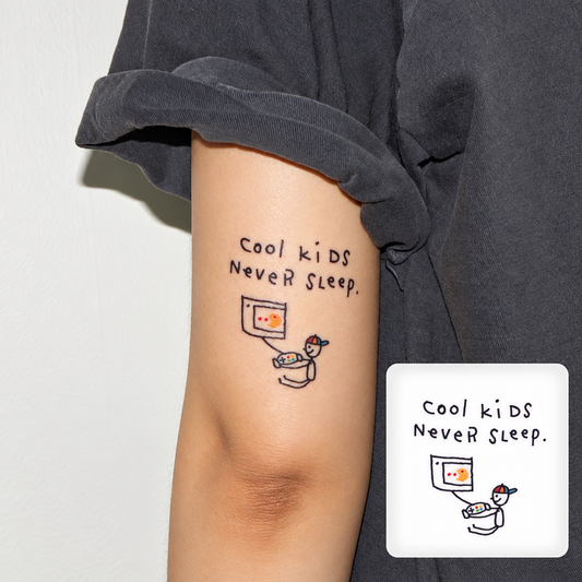 Forearm Script 2 Temporary Tattoo