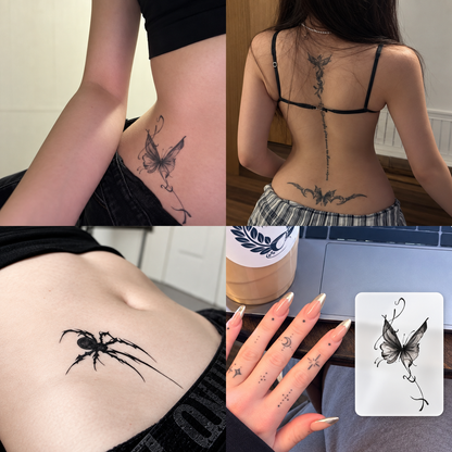 Mixed Mini Tattoos Temporary Tattoo Set