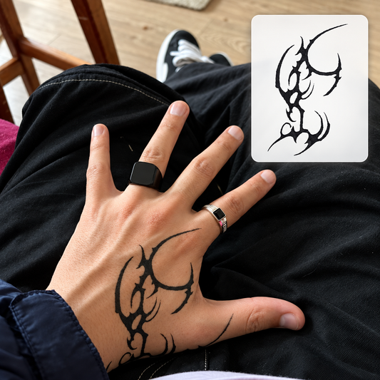 Heart Line Temporary Tattoo