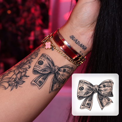Floral Ankle Branch Temporary Tattoo