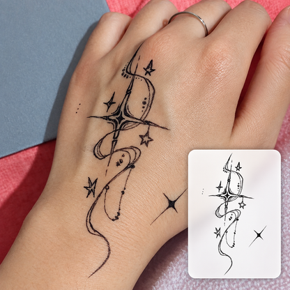 Floral Wrist Branch Temporary Tattoo