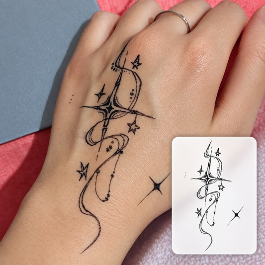 Floral Wrist Branch Temporary Tattoo