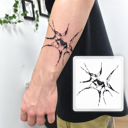 Ornamental Floral Hand Temporary Tattoo