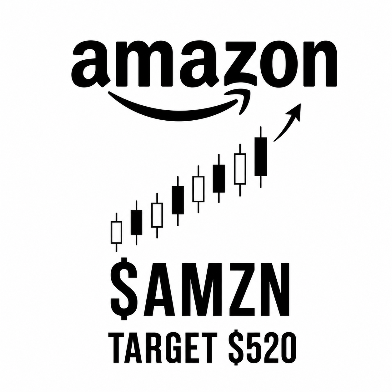 AMZN Investor Temporary Tattoo - Wear Your Stock Pride