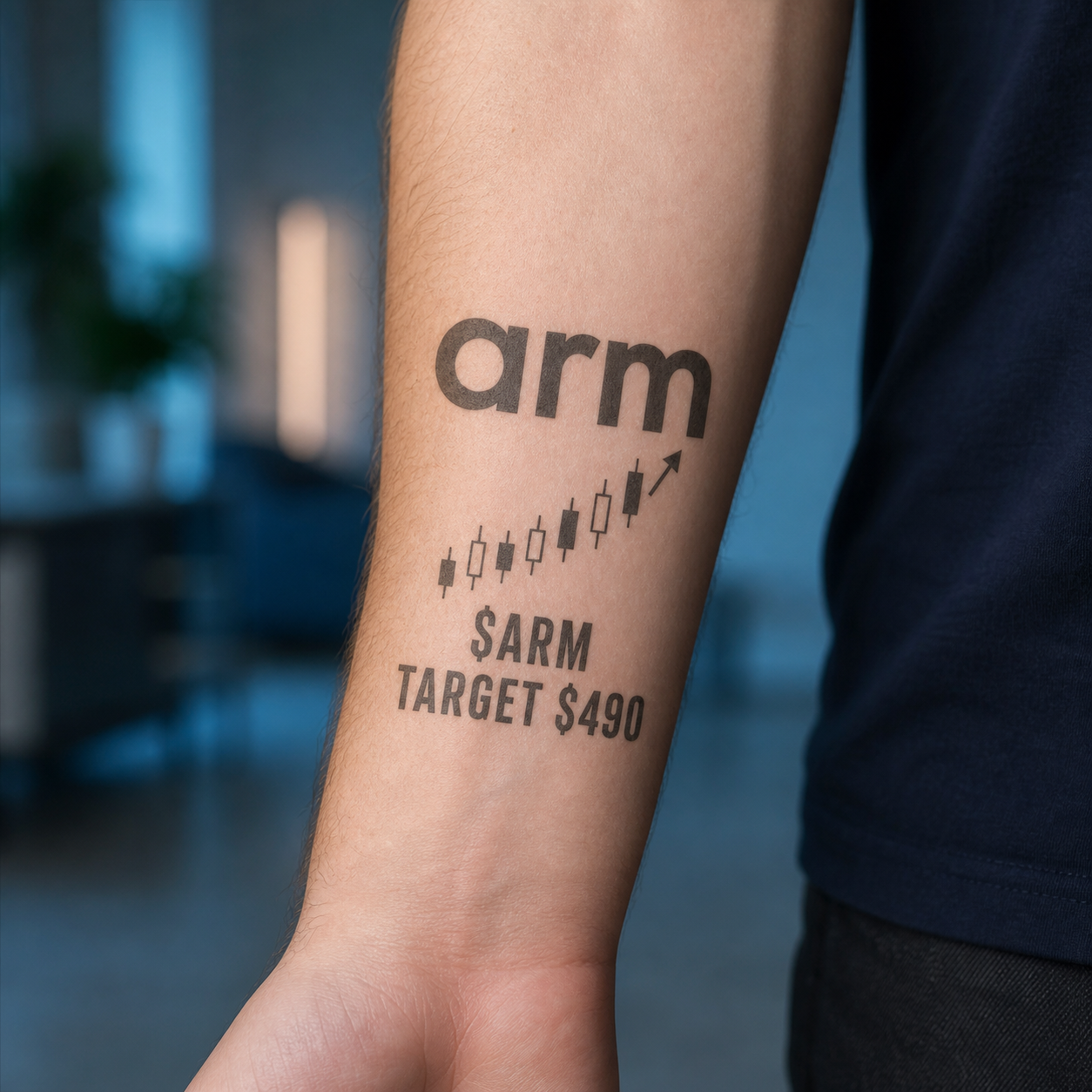 Arm Investor Temporary Tattoo | Superink Lab