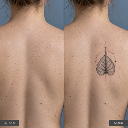Bodhi Leaf Buddhist Symbol Temporary Tattoo