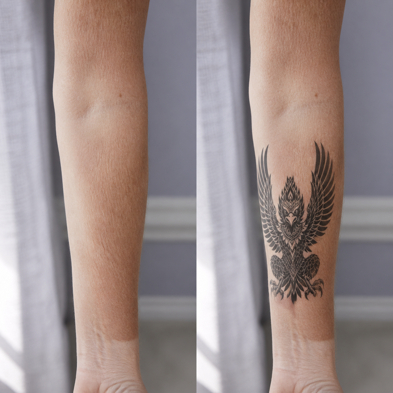 Buddhist Mysticism Garuda Temporary Tattoo