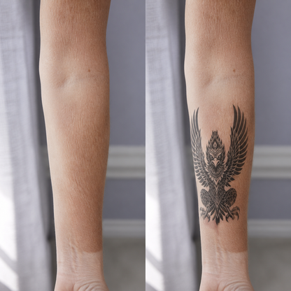 Buddhist Mysticism Garuda Temporary Tattoo