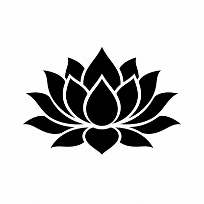 Sacred Lotus Buddhist Mysticism Temporary Tattoo