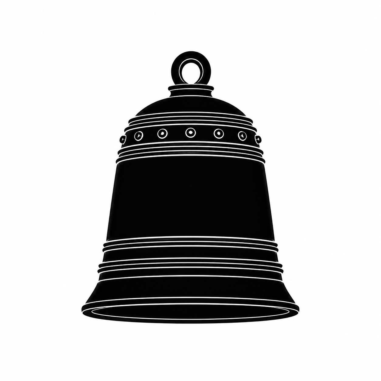 Buddhist Mysticism Temple Bell Temporary Tattoo