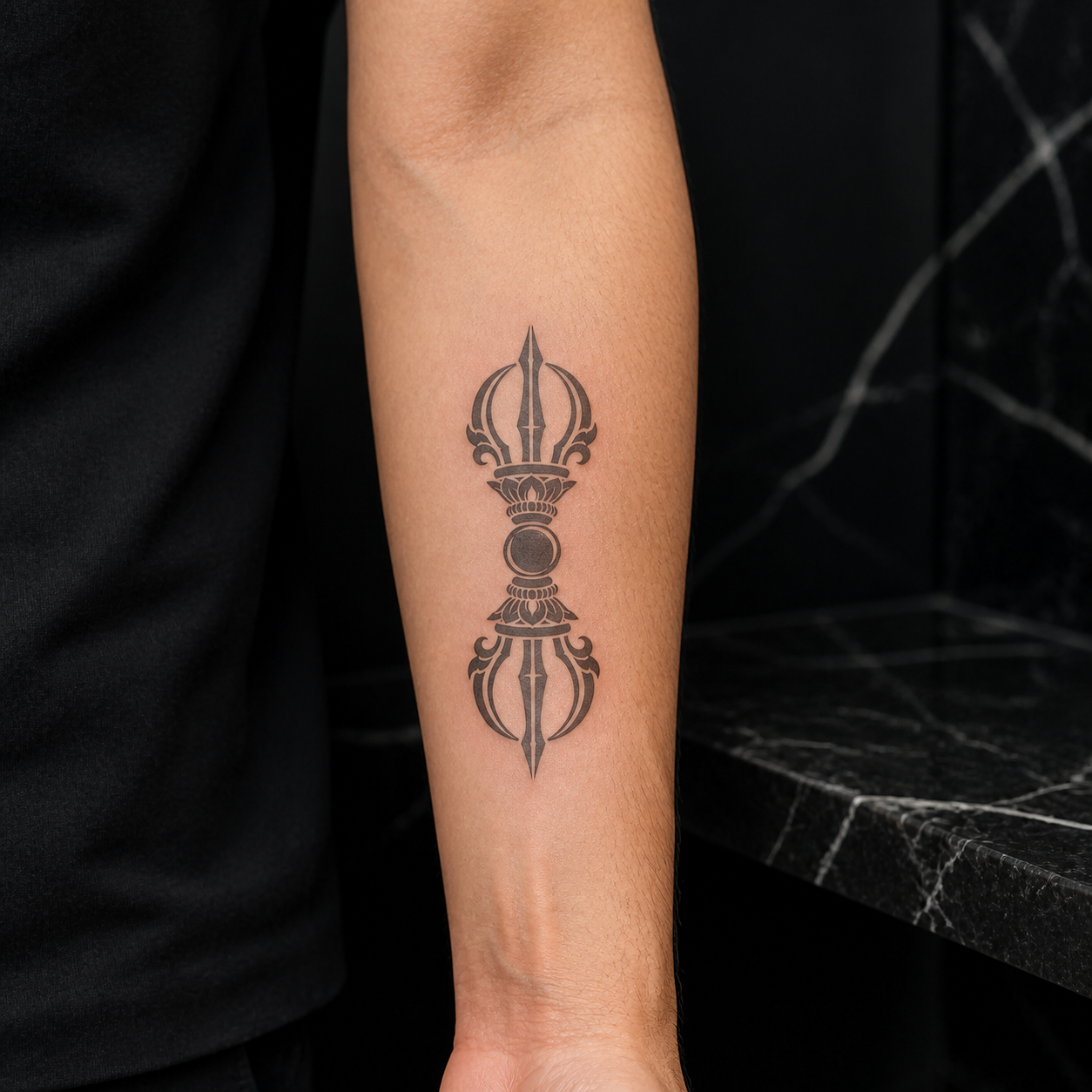 Vajra Dorje Buddhist Mysticism Temporary Tattoo