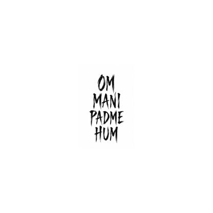 Buddhist Om Mani Padme Hum Temporary Tattoo