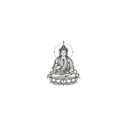 Buddhist Vajrasattva Graphic Temporary Tattoo