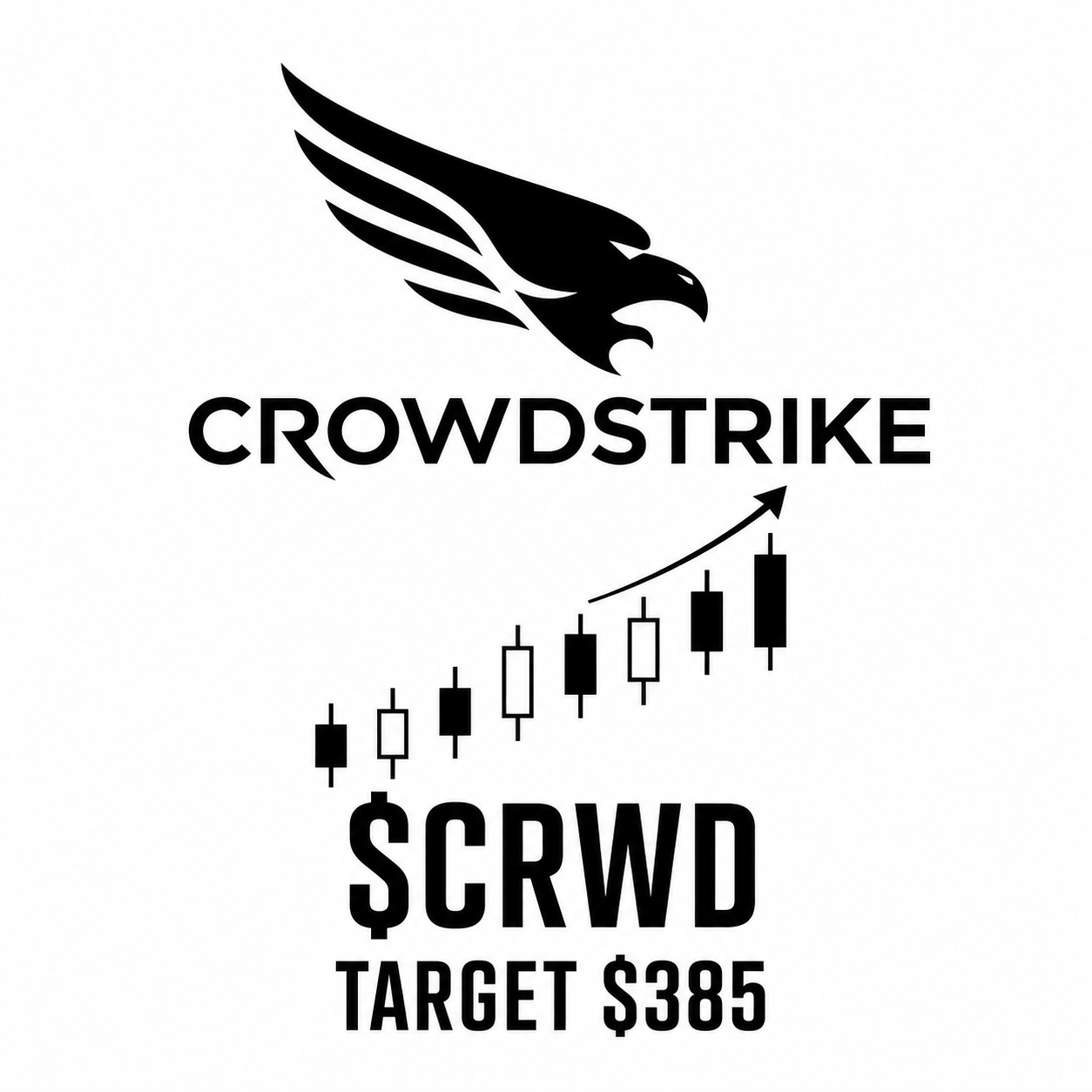 CrowdStrike CRWD Investor Temporary Tattoo