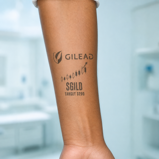 Gilead Gild Investor Temporary Tattoo