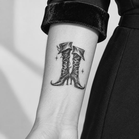 Witch Boots Temporary Tattoo | Superink Lab