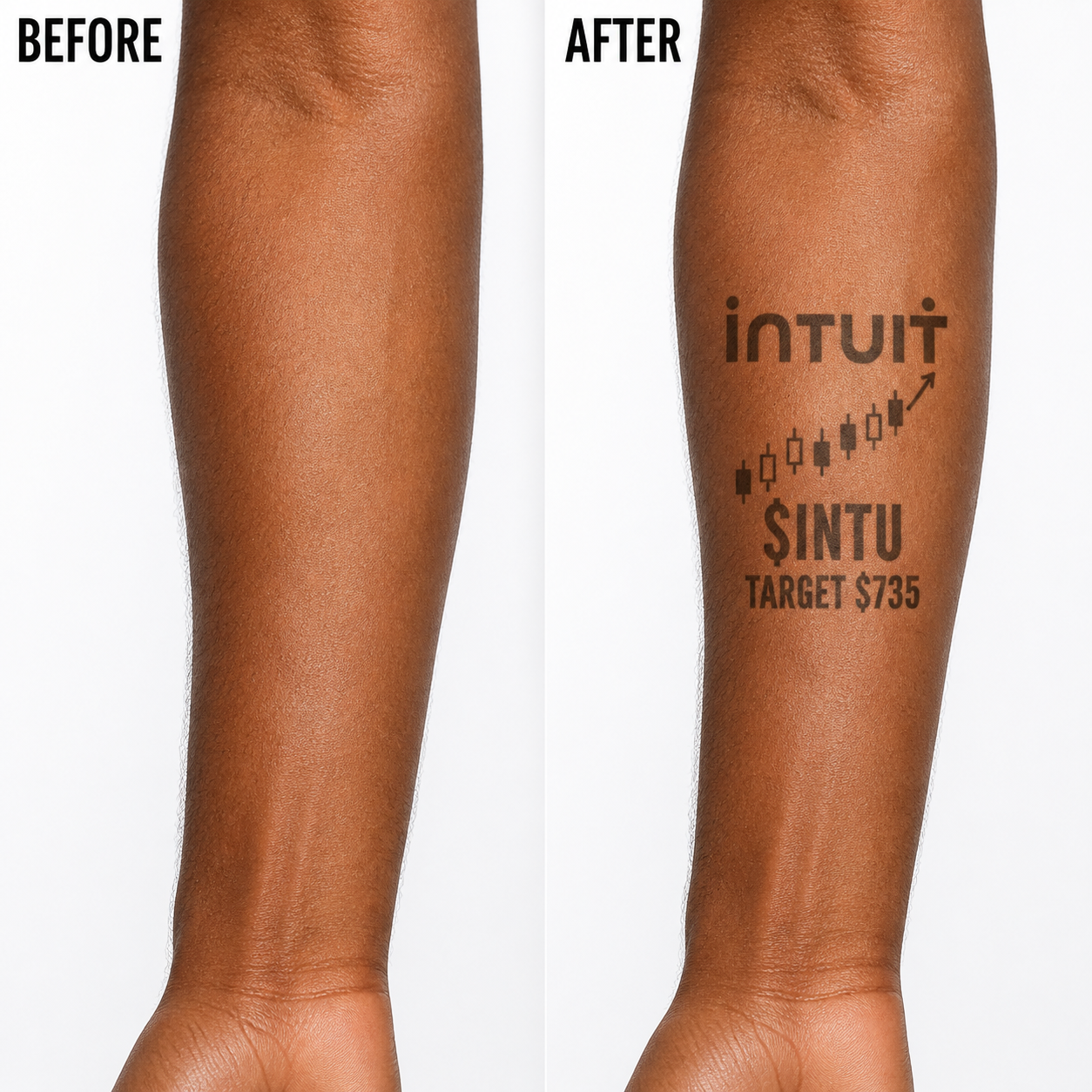 Intuit Investor Temporary Tattoo