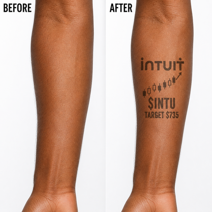 Intuit Investor Temporary Tattoo