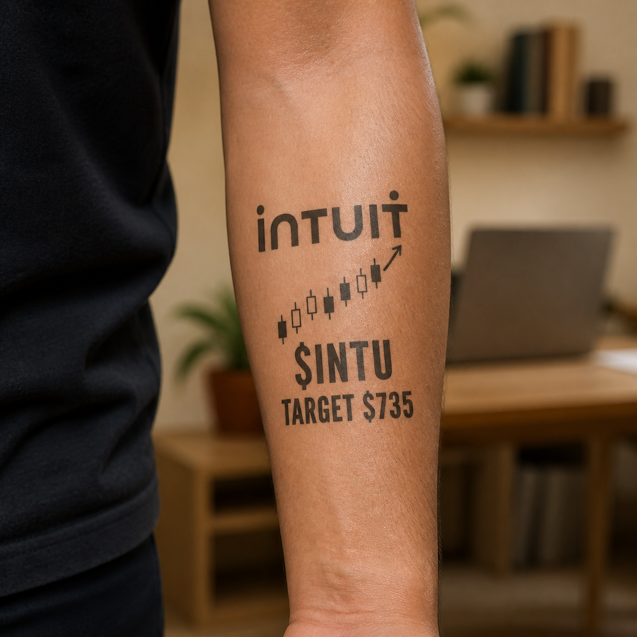 Intuit Investor Temporary Tattoo