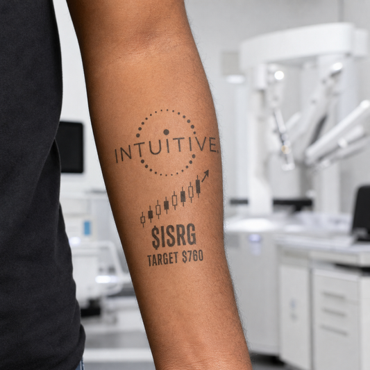 Intuitive Surgical ISRG Investor Temporary Tattoo