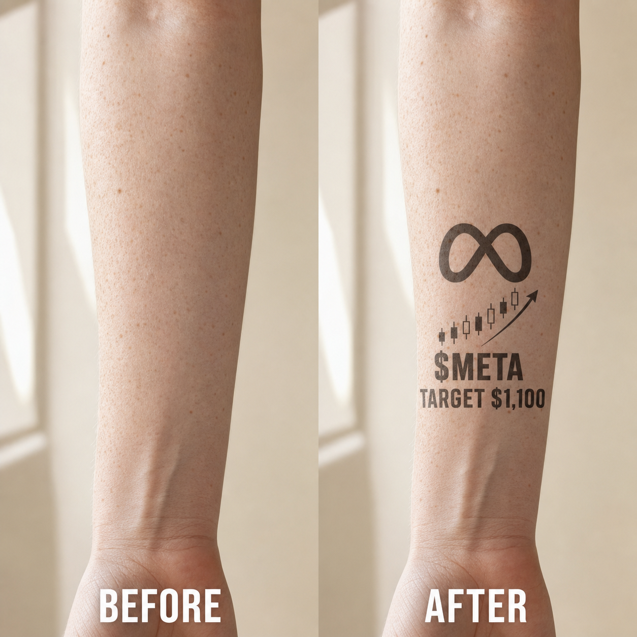 Meta Meta Investor Temporary Tattoo – Quirky Finance Humor