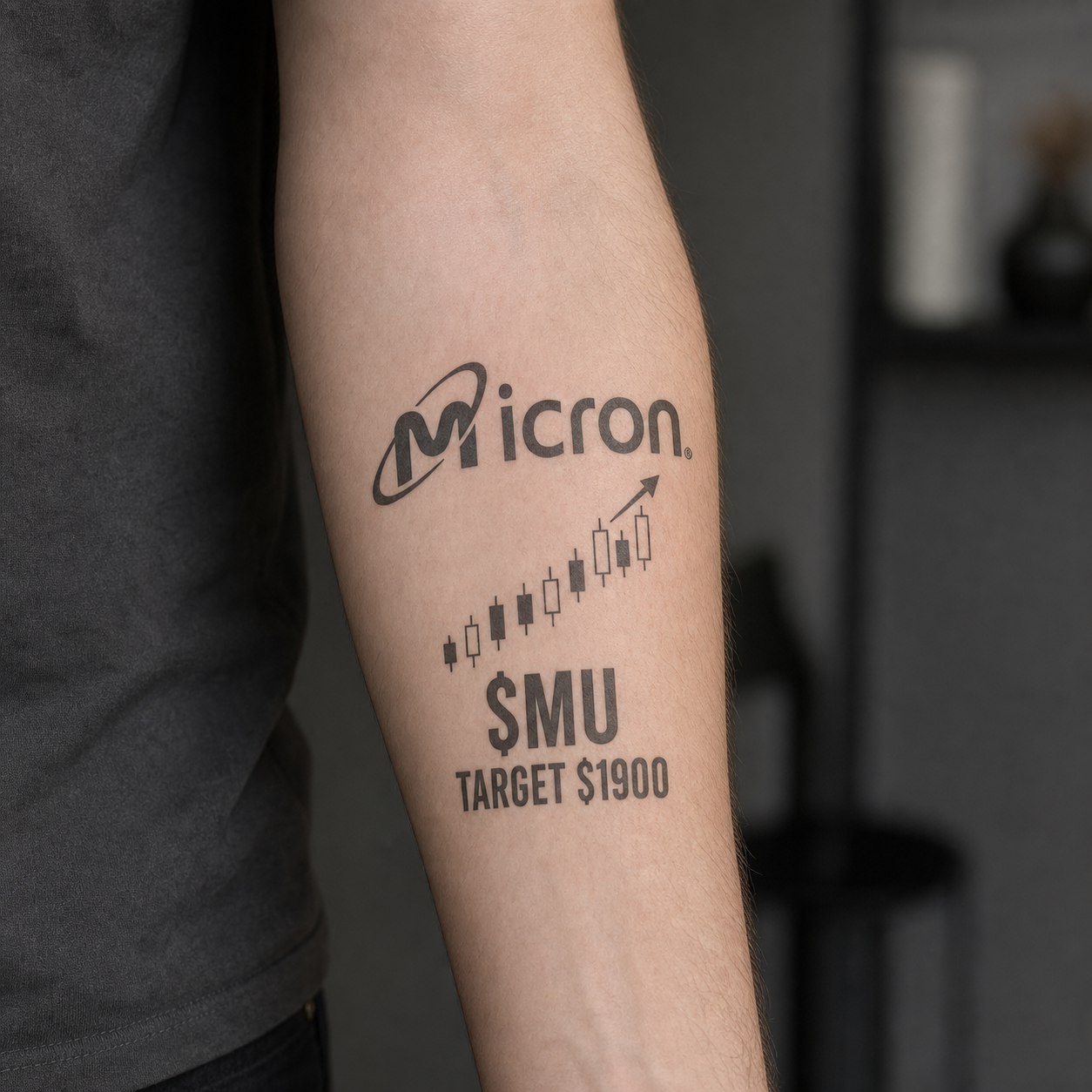 Micron Mu Investor Temporary Tattoo | Superink Lab