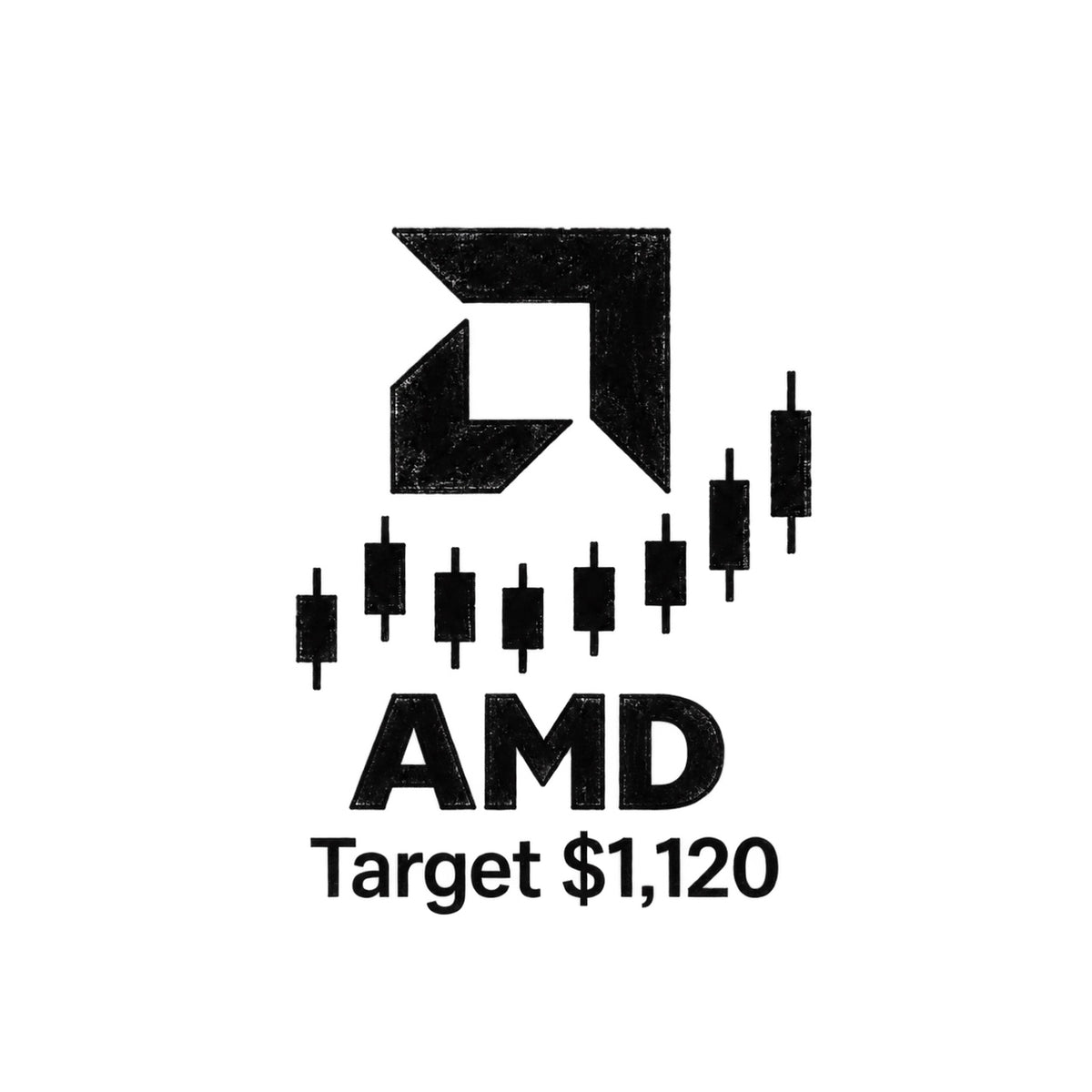 nasdaq 100 top 20 amd blackwork graphic Temporary Tattoo