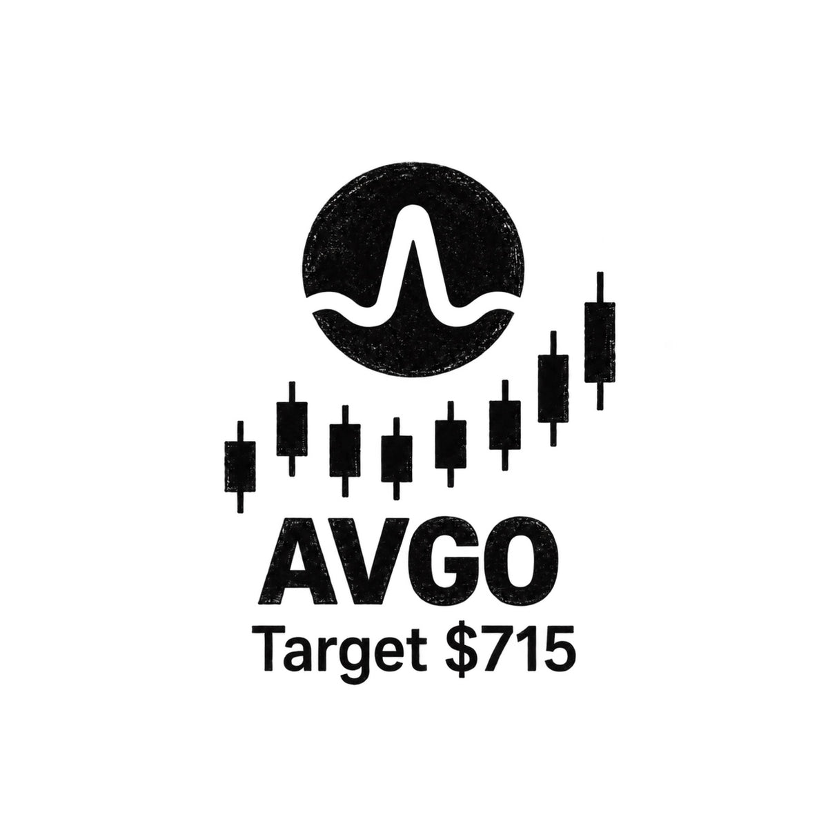 nasdaq 100 top 20 avgo blackwork graphic Temporary Tattoo