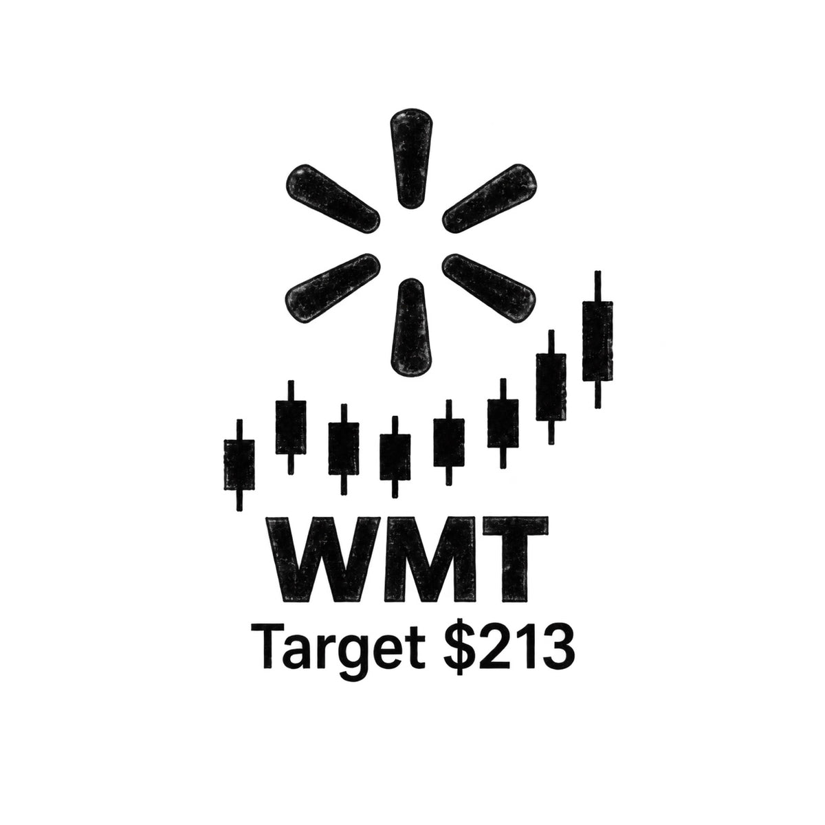nasdaq 100 top 20 wmt blackwork graphic Temporary Tattoo