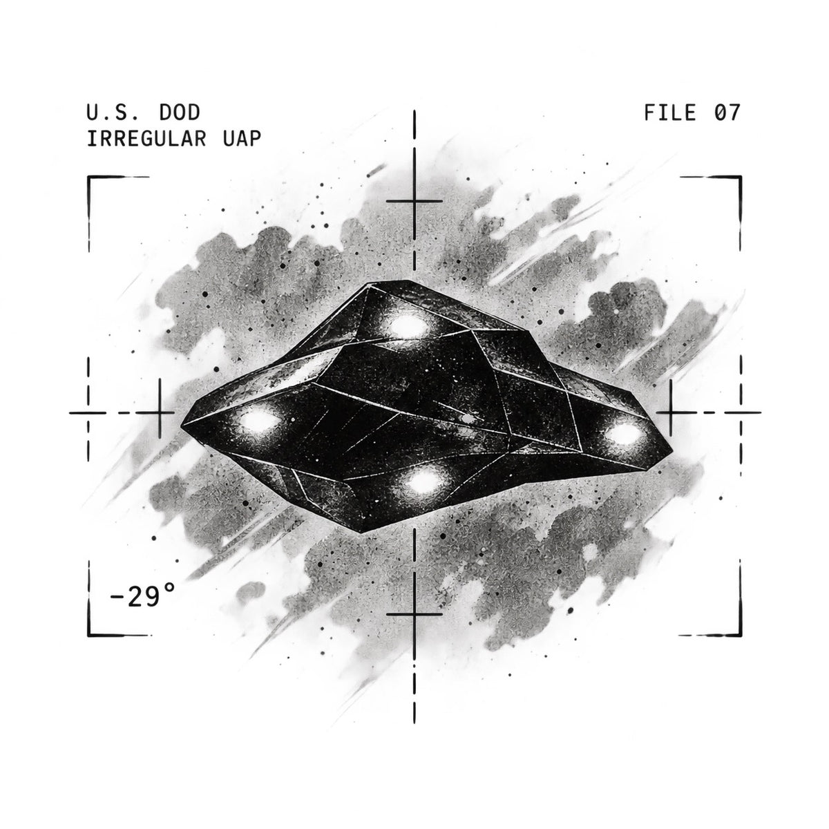 Irregular Multi-Light Temporary Tattoo