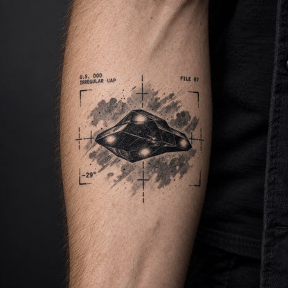 Irregular Multi-Light Temporary Tattoo