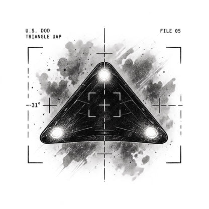 Triangle Temporary Tattoo – Geometric Design