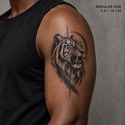 Rift Tiger Graphic Temporary Tattoo