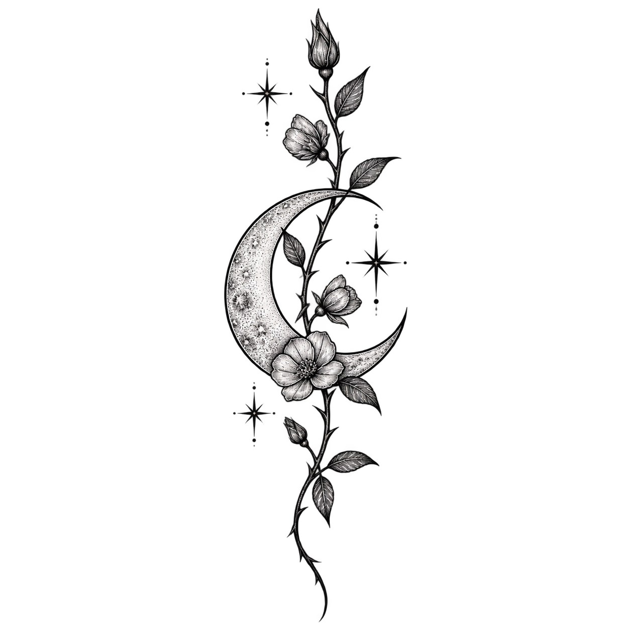 Temporary tattoo design